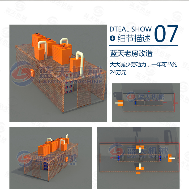 水煙炭烘干機老房改造