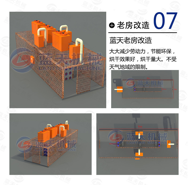 花卉烘干機(jī)老房改造